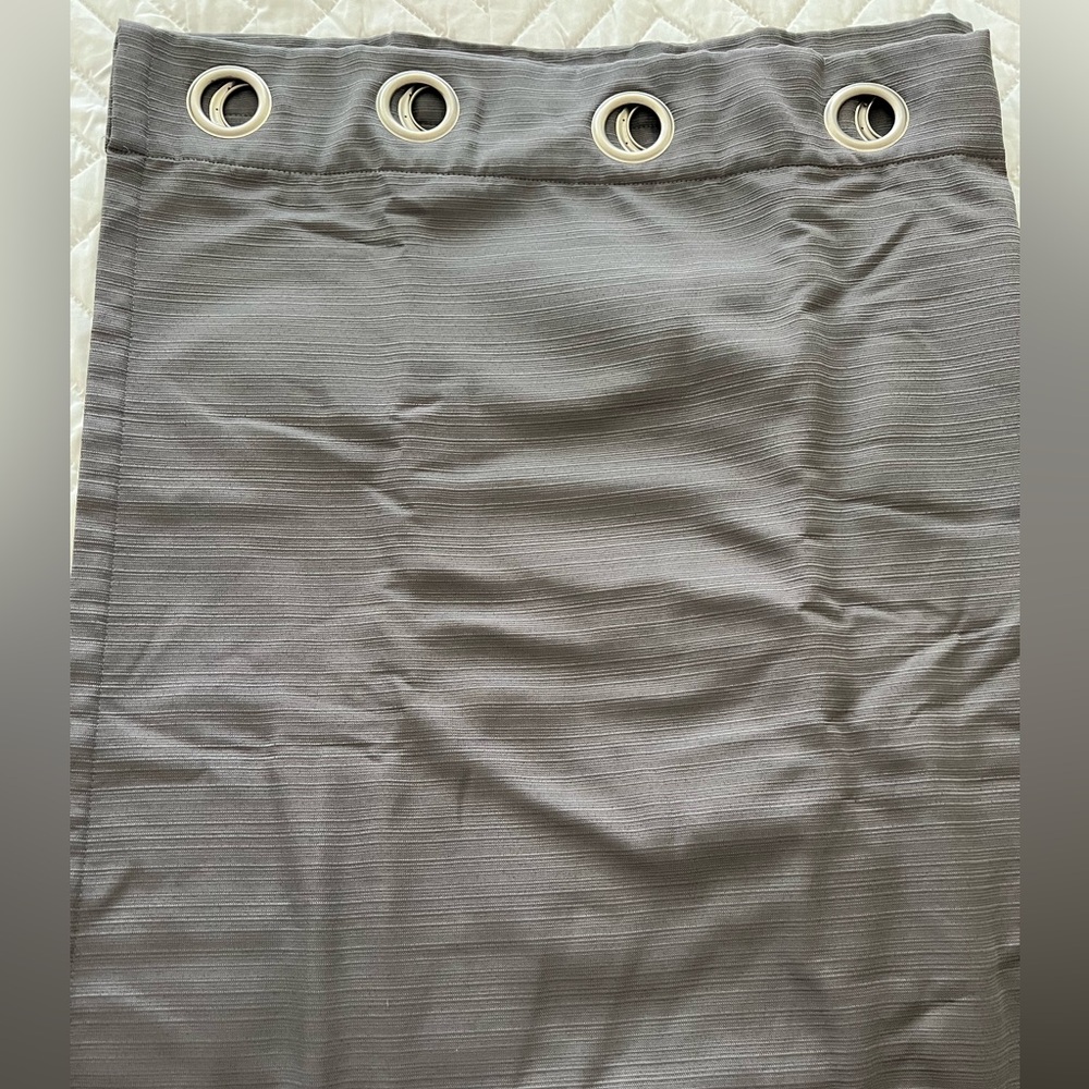 Gray Blackout Curtains (2 panels)